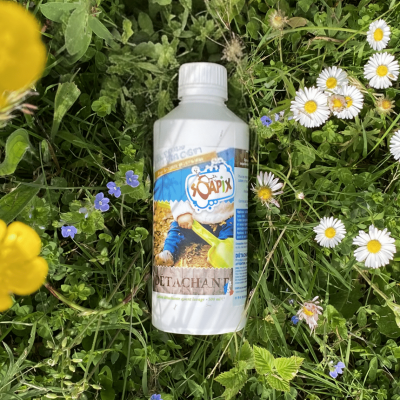 La potion détachante avant lavage